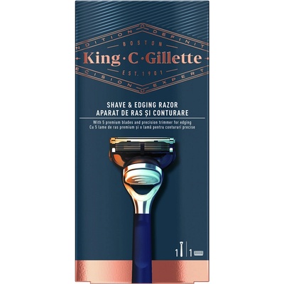 Gillette King Shave & Edging + 1 ks hlavice