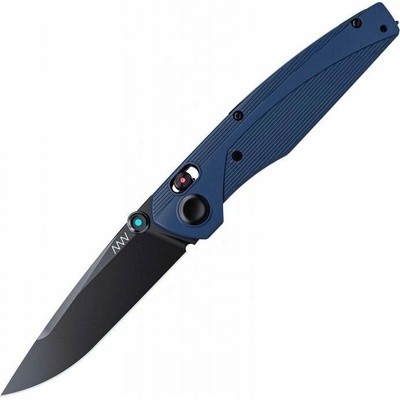 ANV KNIVES A100 DLC SLEIPNER, GRN Blue, Alock, ANVA100-020