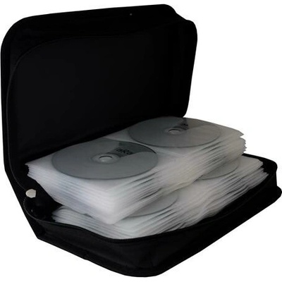 MEDIARANGE na 96 CD/DVD, zapínacie, čierne BOX55