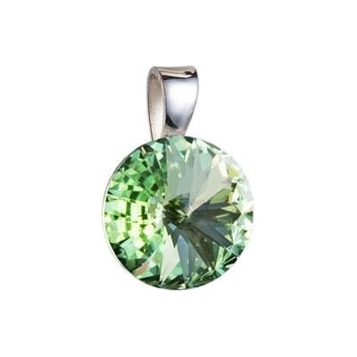 Pavona Stříbrný přívěšek rivoli Crystals from Swarovski Chrysolite 34112.3 Chrysolite