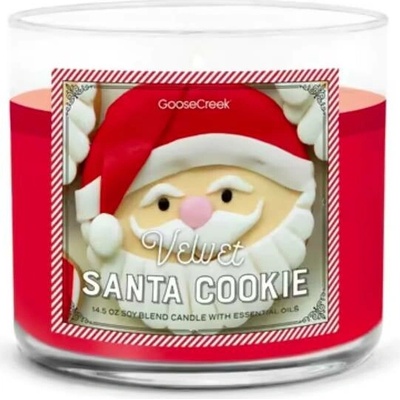 Goose Creek Candle Velvet Santa Cookie, 411 g