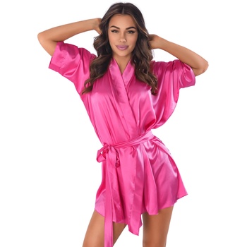 Image 1 of Anais Magenta Kimon Sleeves Robe XS