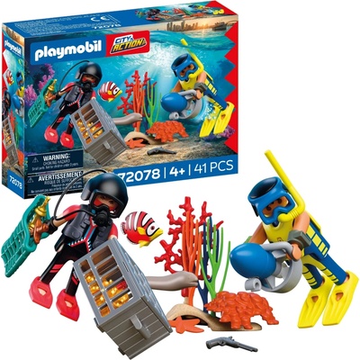 Playmobil 72078 Policajný potápač s pokladom