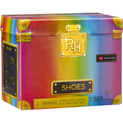 Rainbow High Mini Accessories Studio Shoes série 1 Sada překvapení 586074