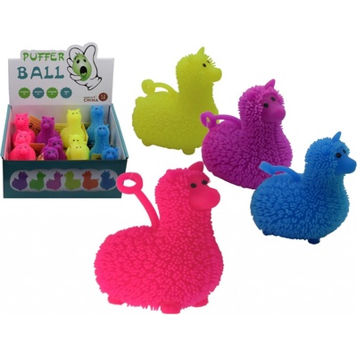 Míček svítící lama 5,5 cm balonek na baterie Světlo