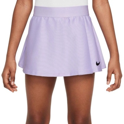 Nike Пола за момичета Nike Girls Court Dri-Fit Victory Flouncy Skirt - hydrangeas/black