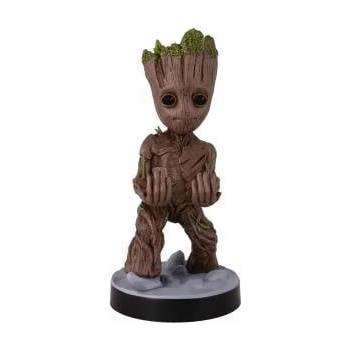 EXG Pro Marvel Guardians of the Galaxy Groot figure clamping bracket Cable guy 21cm