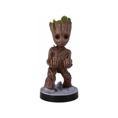 EXG Pro Marvel Guardians of the Galaxy Groot figure clamping bracket Cable guy 21cm