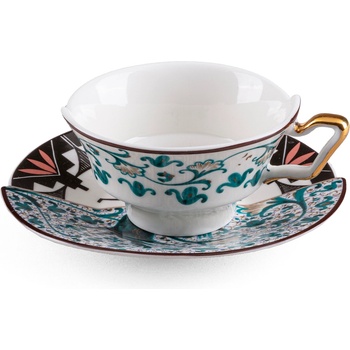 Seletti Чаша за чай Hybrid New Era Aspero с чинийка (09173)