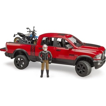 BRUDER Bruder 2502 ram / Високопроходим автомобил с фигурка и мотоциклет (br 2502)