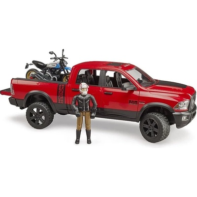 BRUDER Bruder 2502 ram / Високопроходим автомобил с фигурка и мотоциклет (br 2502)