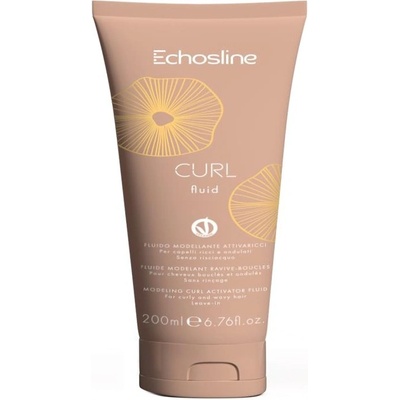 Echosline Curl Fluid bezoplachový modelačný fluid pre vlnité a kučeravé vlasy 200 ml