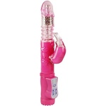 Mokko Toys Мулти-функционален Вибратор със специфични движения "fierce" 17 см