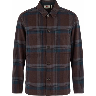 Fjällräven Singi flanelová svrchní košile M black oak-dark navy