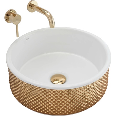 Rea Умивалник за плот Rea Helen Gold White (REA-U6978)