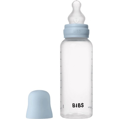 BIBS Anti-Colic Baby Bottle Silicone шише против колики със силиконов биберон Baby Blue 270ml