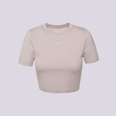 Nike Тениска W Nsw Essntl Slm Crp дамски Дрехи Тениски FB2873-019 Розов S (FB2873-019)