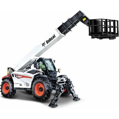 Bburago Bobcat T40.180SLP s košom bielo-čierna 1:50