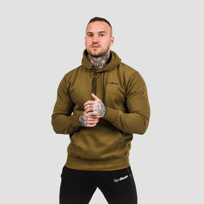 GymBeam Суичър Athlete Military Green Black S