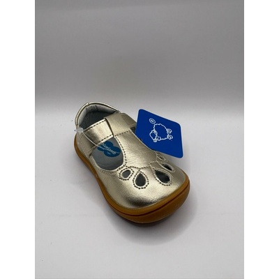 Barefoot dětské sandálky little blue lamb BBB215066-GD Zlatá