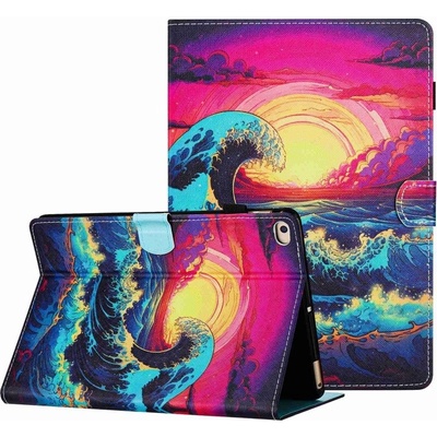 Vsetkonamobil 67243 ART Zaklápacie puzdro pre Apple iPad 9.7 2017 / 9.7 2018 / iPad Air 1 / 2 WAVES