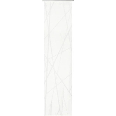 Japonská stena na mieru Beam, biela, polotransparent, šírka 60 cm