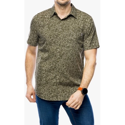 Royal Robbins Amp Lite printed košile krátký rukáv fiddlehead fortuna pt