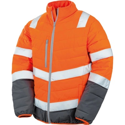 Result bunda R 325F reflexní dámská oranžová fluorescent/sivá