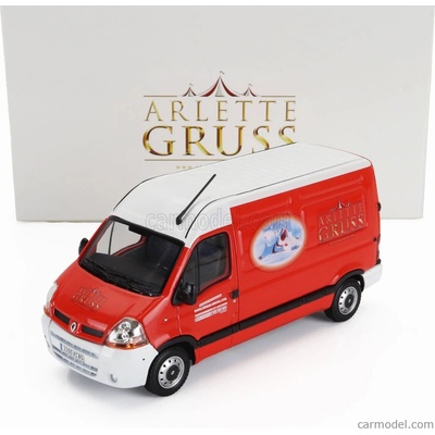 Eligor Renault Master Van Arlette Gruss 2003 Červená Bílá 1:43