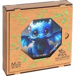Milliwood Дървен пъзел Milliwood, Hi, I' m little, 46 части - Дракончето Диего (OM-DiegoDragon-5005)