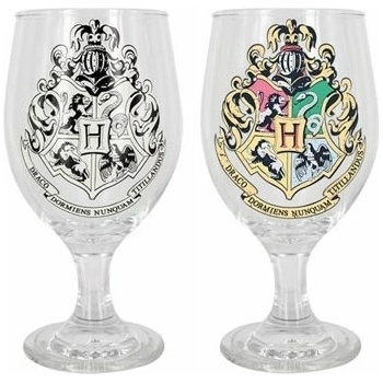 Paladone Sklenice Harry Potter měnící se znak Bradavic 400 ml