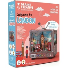 GRAINE CREATIVE Drevený 3D model TV Londýn