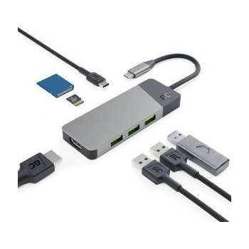Green Cell ND38_HUBGC01 Green Cell - HUB USB-C HDMI 4K DEX слот за SD и MicroSD карта USB 3.1
