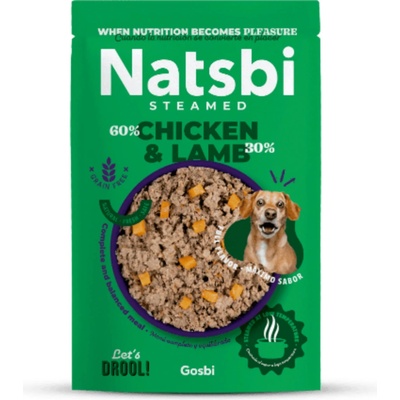Natsbi Steamed Chicken & Lamb 500 g