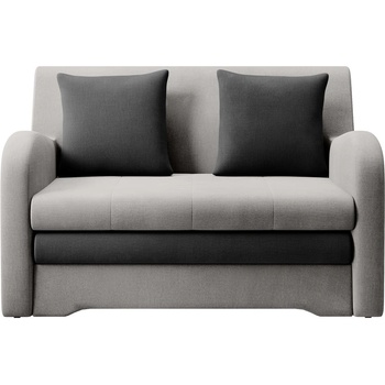 Eltap Светлосив антрацитен кадифен разтегателен диван 130 cm Ario - ELTAP (SO-AR-03NU-06NU)