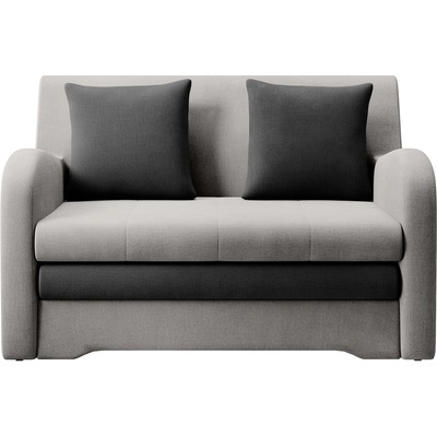 Eltap Светлосив антрацитен кадифен разтегателен диван 130 cm Ario - ELTAP (SO-AR-03NU-06NU)