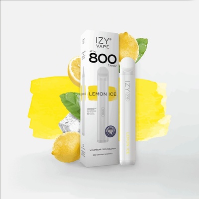 Izy Vape One Lemon Ice 0 mg White 800 poťahov