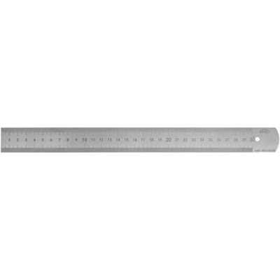 KINEX K-MET Měřítko ocelové tenké 1000x30x1mm stupnice zprava doleva 1023-05-100p