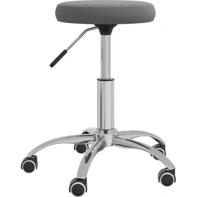 vidaXL 3085728 tmavě šedá samet