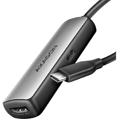 RVC-HI8KPD USB-C - HDMI 2.1 adapter, 8K-60Hz, 4K-144Hz, HDR10+, PD 100W (RVC-HI8KPD)