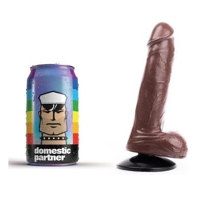 Domestic Partner Wilhelm Brown S, dildo s Vac-U-Lock prísavkou 17,5 x 4 cm