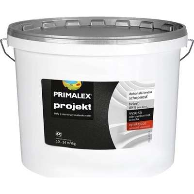 Primalex Projekt kvalitná interiérová farba biela 40 kg