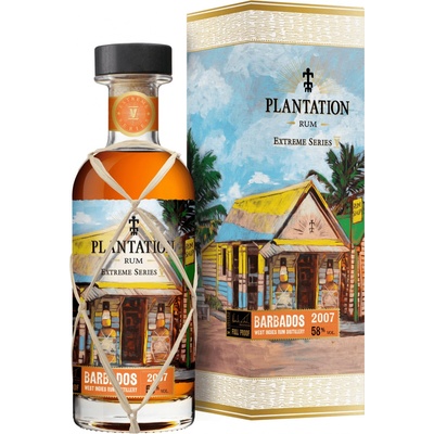 Plantation Extreme Series V Barbados WIRD 2007 58%, 0.7 l (darčekové balenie)