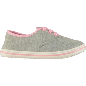 Slazenger Детски обувки Slazenger Infants Canvas Pumps - Grey Marl/Pink