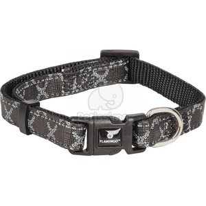 Flamingo Odin нашийник, черен 20-35 см
