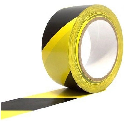 Manutan Podlahová páska C tape šírka 50 mm čierna-žltá