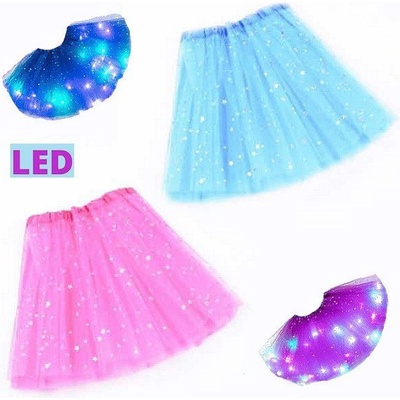 Leventi LED svítící sukně modrá – Zboží Dáma