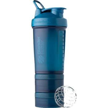 BlenderBottle ProStak® PRO Blender Bottle Shaker - Различни цветове [650+100+150 мл] Син