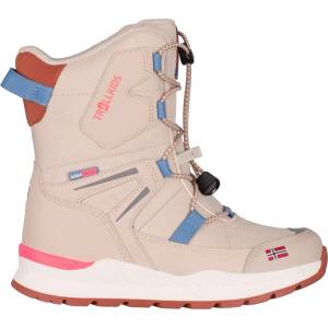 Trollkids Детски зимни ботуши Trollkids Kid's Nordkapp Winter Boots XT Winter boots - Sandstone / Teak Brown / Shadow Blue / Pink Salmon - размер 33 (EU) (702-5805-0316)