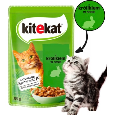 Kitekat králik v omáčke 85 g